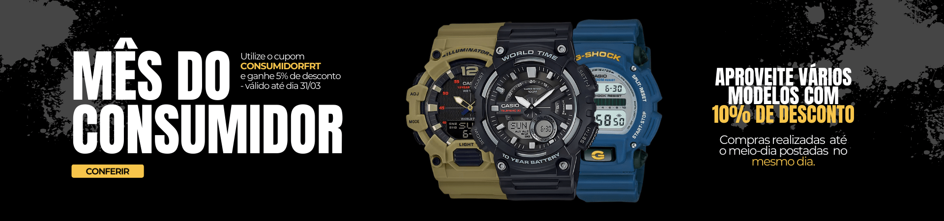 Mes do Consumidor G-shock