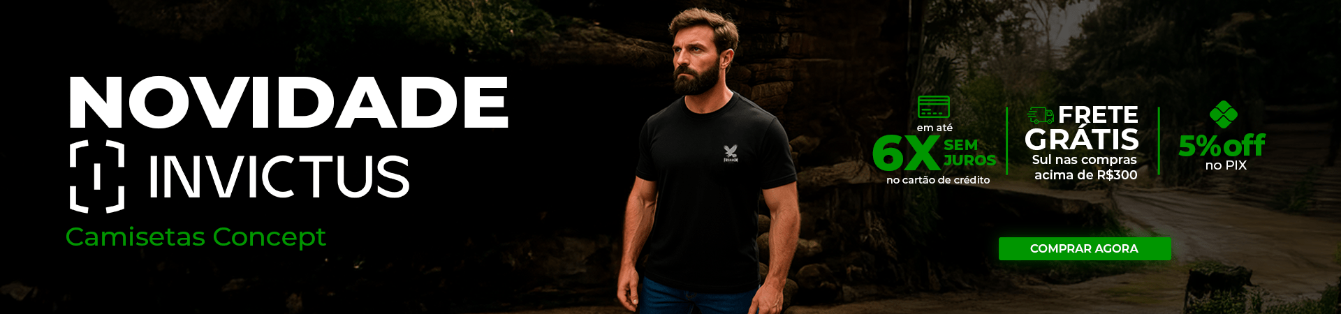 CAMISETAS CONCEPT INVICTUS