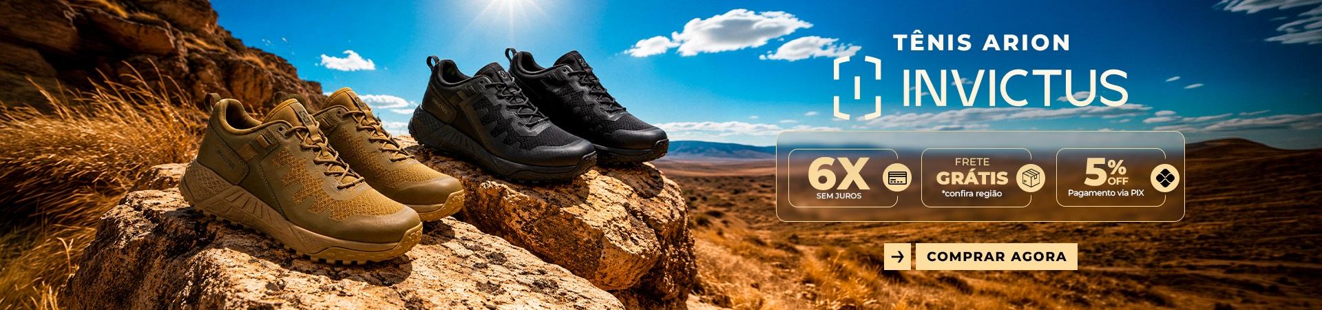 TENIS ARION COYOTE E PRETO