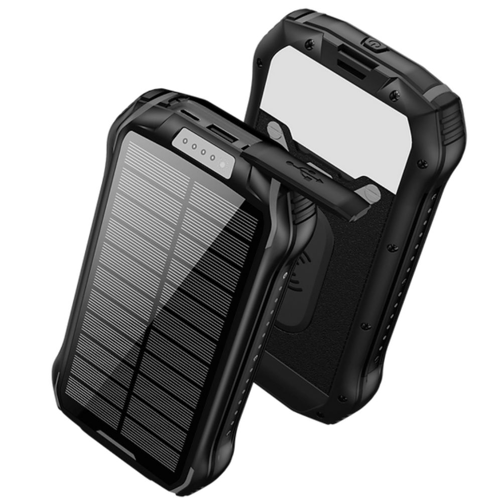 POWER BANK SOLAR I-26W DE 26800MAH COM CARREGADOR WIRELESS 5W - PVLIGHT