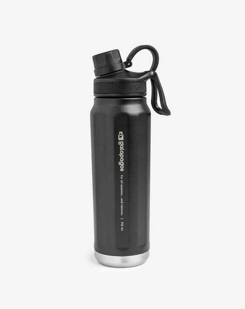 GARRAFA TÉRMICA CASCADE FLAVORSAFE® 710ML PRETA - GALAPAGOS