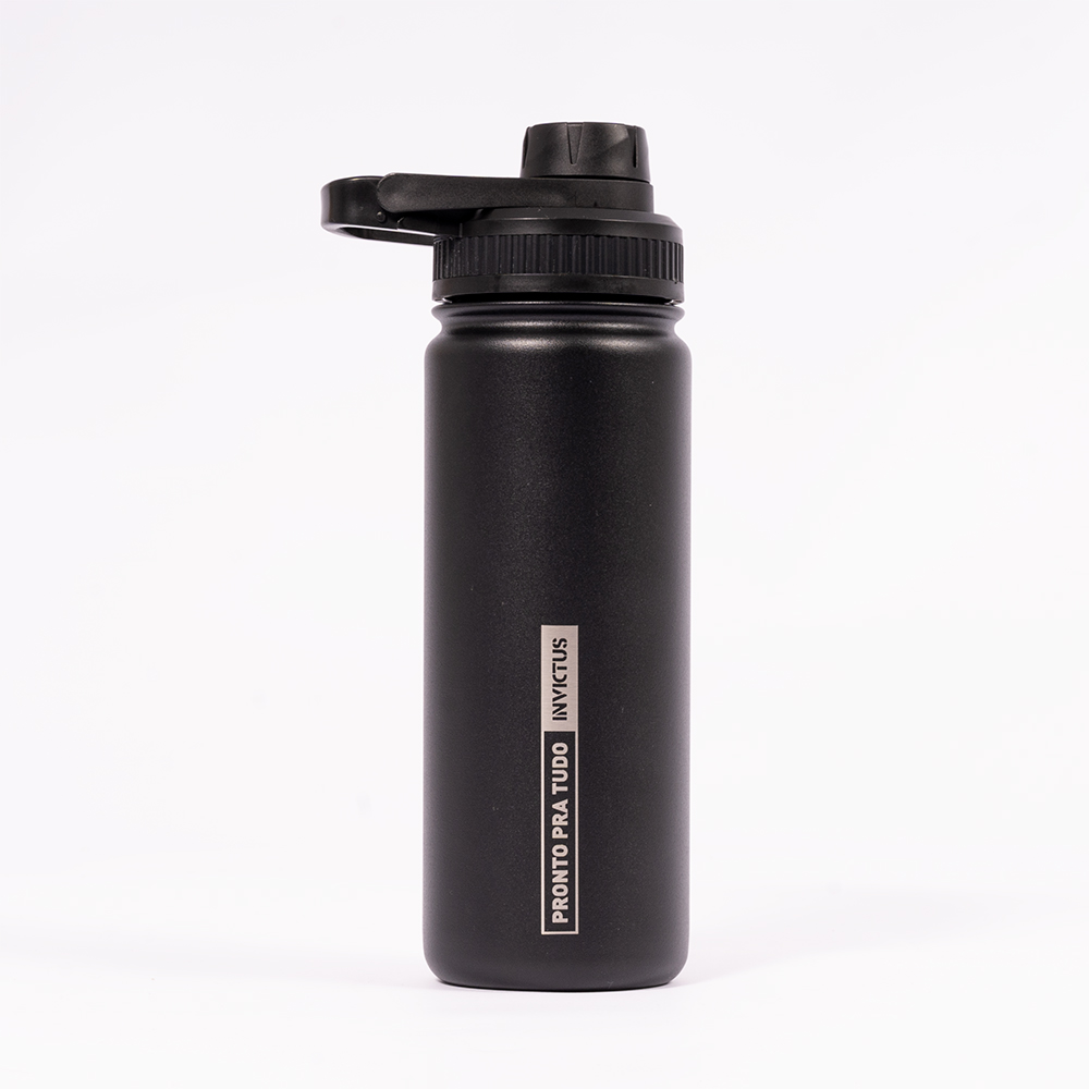 GARRAFA TÉRMICA SONIC 3.0 PRETO 500ML - INVICTUS