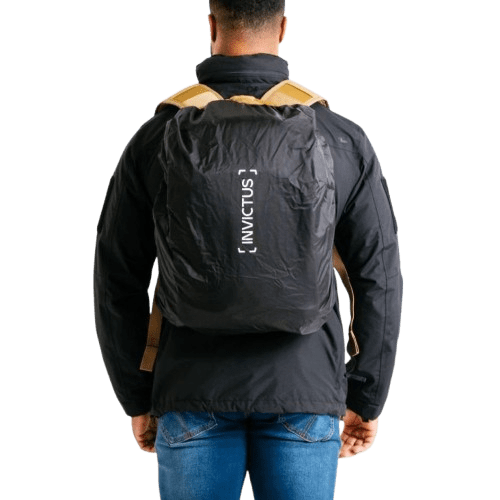 CAPA PARA MOCHILA IMPERMEAVEL DRYPACK PRETA 20L A 40L INVICTUS