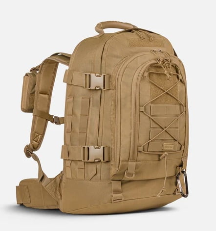 MOCHILA TÁTICA DUSTER 2.0 35-50L COYOTE - INVICTUS