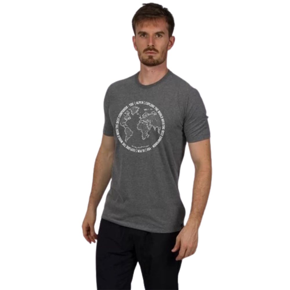 CAMISETA LOST MAP MASCULINA MESCLA ESCURO - ALPEN