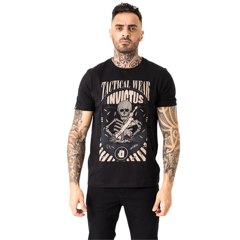 CAMISETA UNTIL THE BONE PRETA - INVICTUS