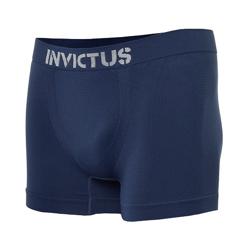 CUECA BOXER SEAMLESS AZUL - INVICTUS