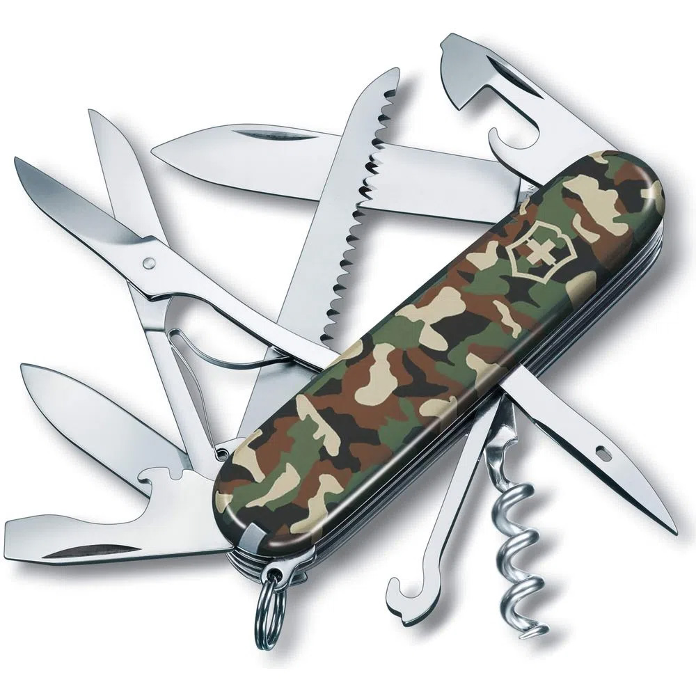 CANIVETE HUNTSMAN 15F CAMUFLADO VD - VICTORINOX