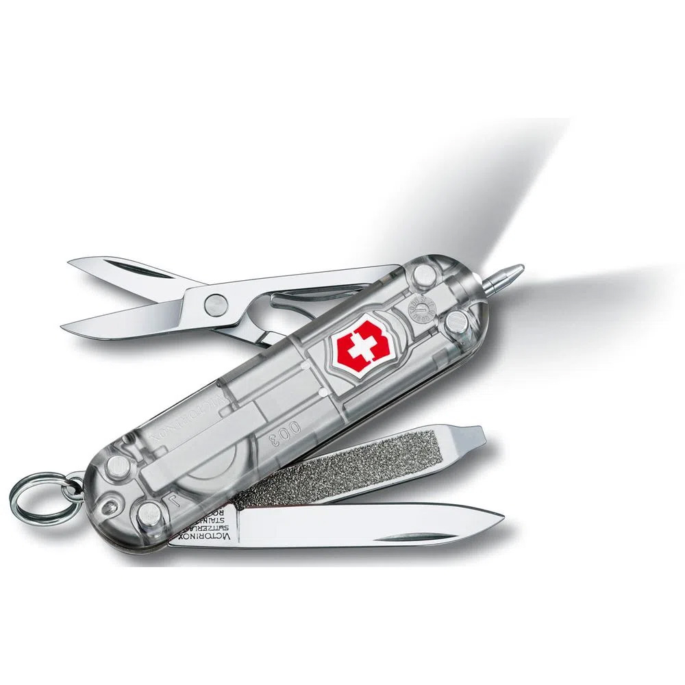CANIVETE SIGNATURE LITE PRATA TRANSLUCIDO - VICTORINOX