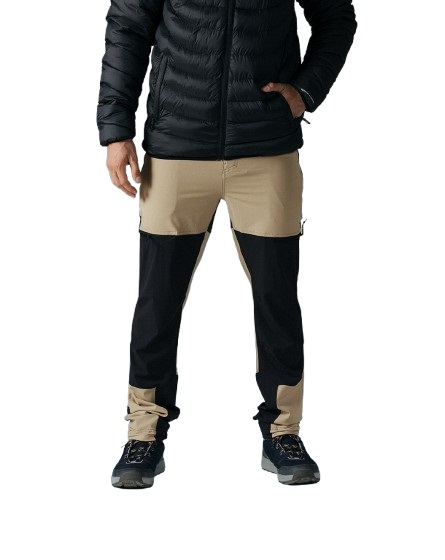 CALÇA TÉCNICA HIKER MASCULINA PRETO E CAQUI - GALÁPAGOS