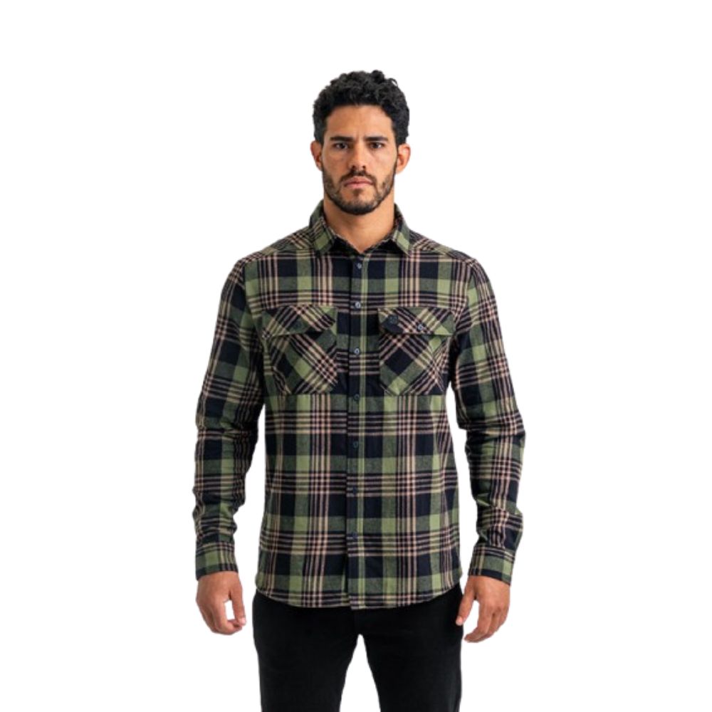 CAMISA LUMBERJACK RELIEF VERDE INVICTUS