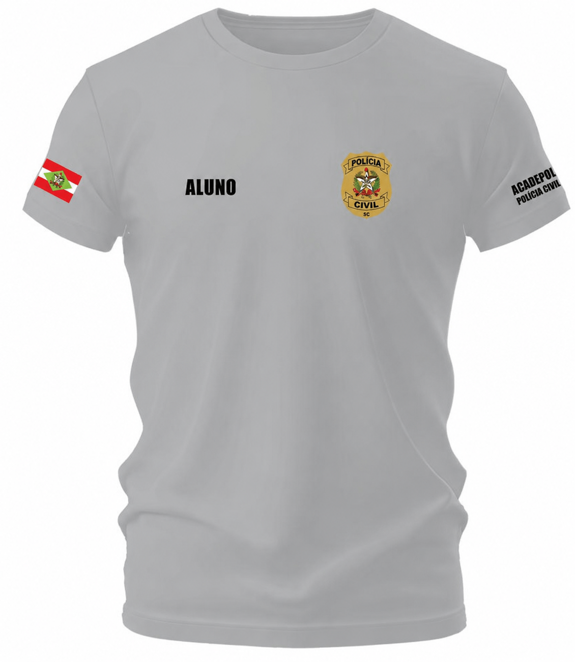 CAMISETA POLICIA CIVIL DE SANTA CATARINA ACADEPOL ALUNO PV