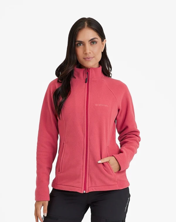 JAQUETA FLEECE KATHMANDU 2.0 FEMININA GOIABA - GALÁPAGOS