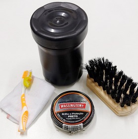 KIT LIMPEZA DE COTURNO COM POTE