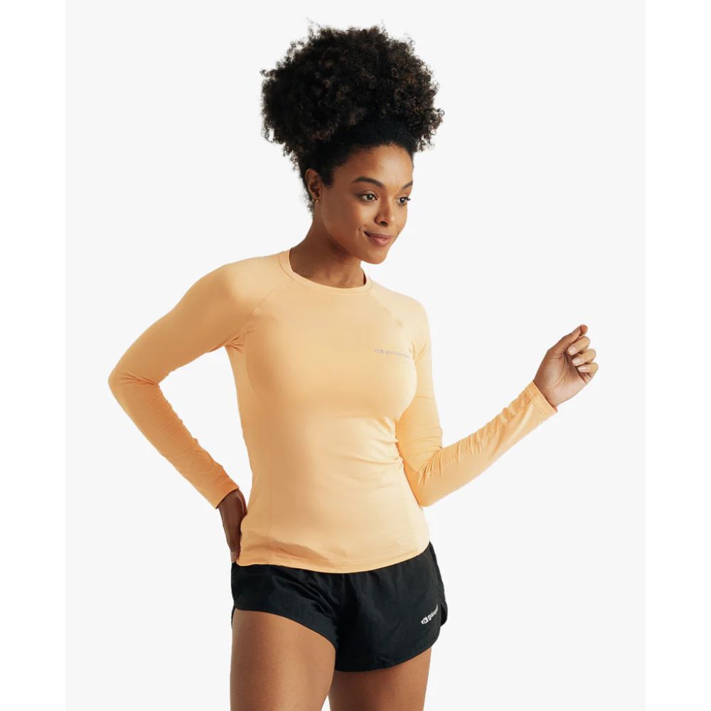 BLUSA SEGUNDA PELE UV VELLA FEMININA SALMÃO - GALAPAGOS