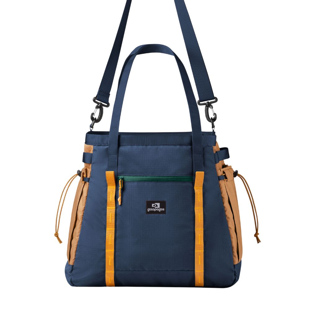 BOLSA TOTE ALL-IN 35L MARINHO E CARAMELO - GALAPAGOS