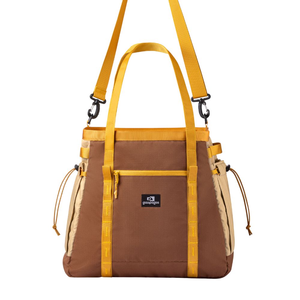 BOLSA TOTE ALL-IN 35L MARROM E BEGE - GALAPAGOS