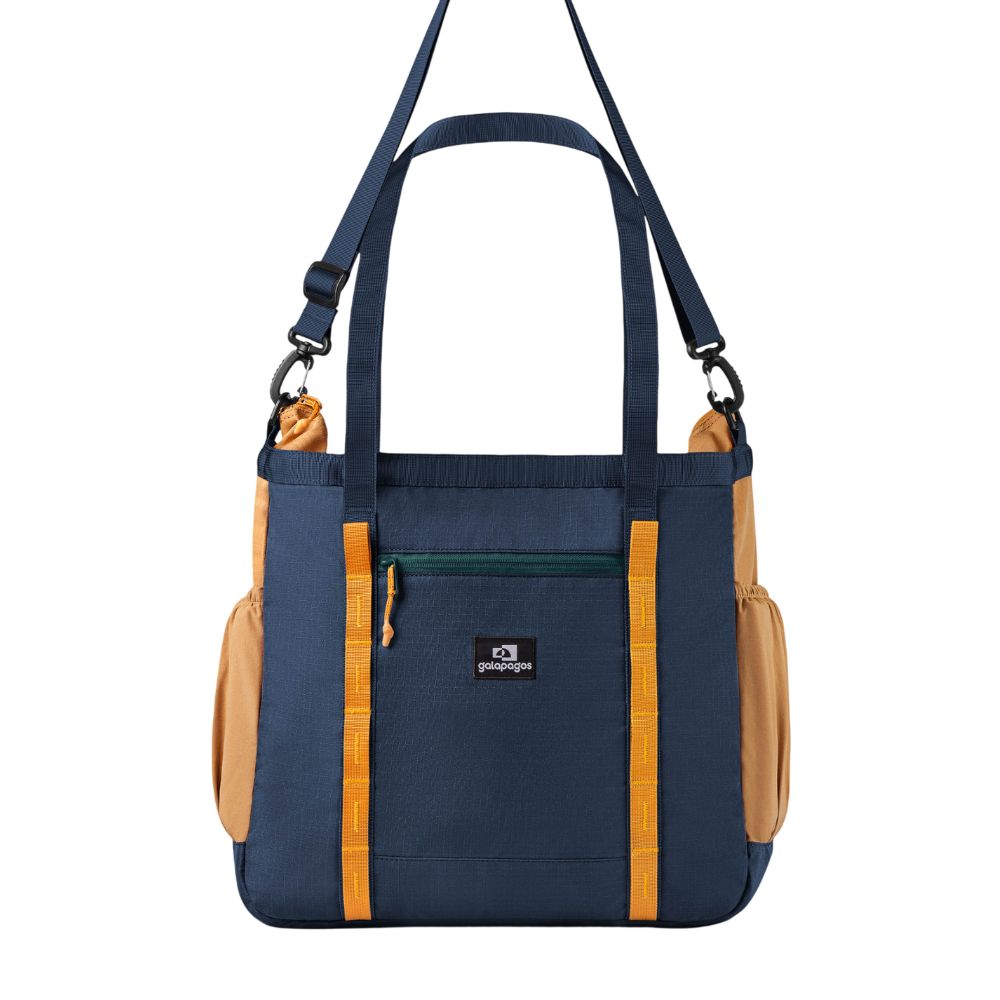 BOLSA TOTE ALL-IN DAILY MARINHO E CARAMELO - INVICTUS