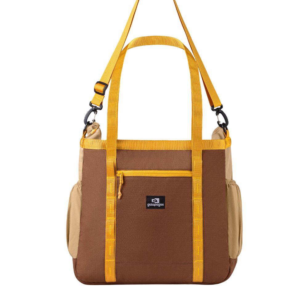 BOLSA TOTE ALL-IN DAILY MARROM E BEGE - INVICTUS