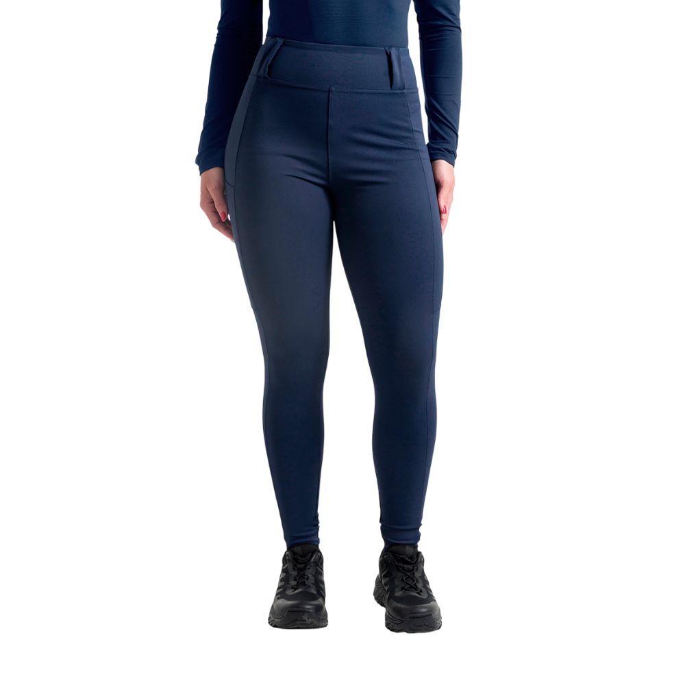 CALÇA LEGGING COM PASSANTE BELTFIT FEMININA AZUL - INVICTUS