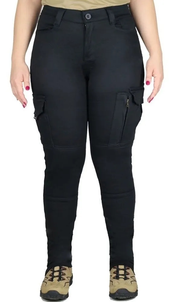 CALÇA TÁTICA TAC FEMININO PRETO - BÉLICA