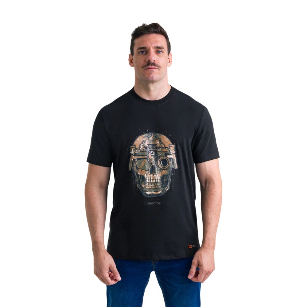 CAMISETA CONCEPT OLD SKULL CLASSIC 10 ANOS PRETA - INVICTUS