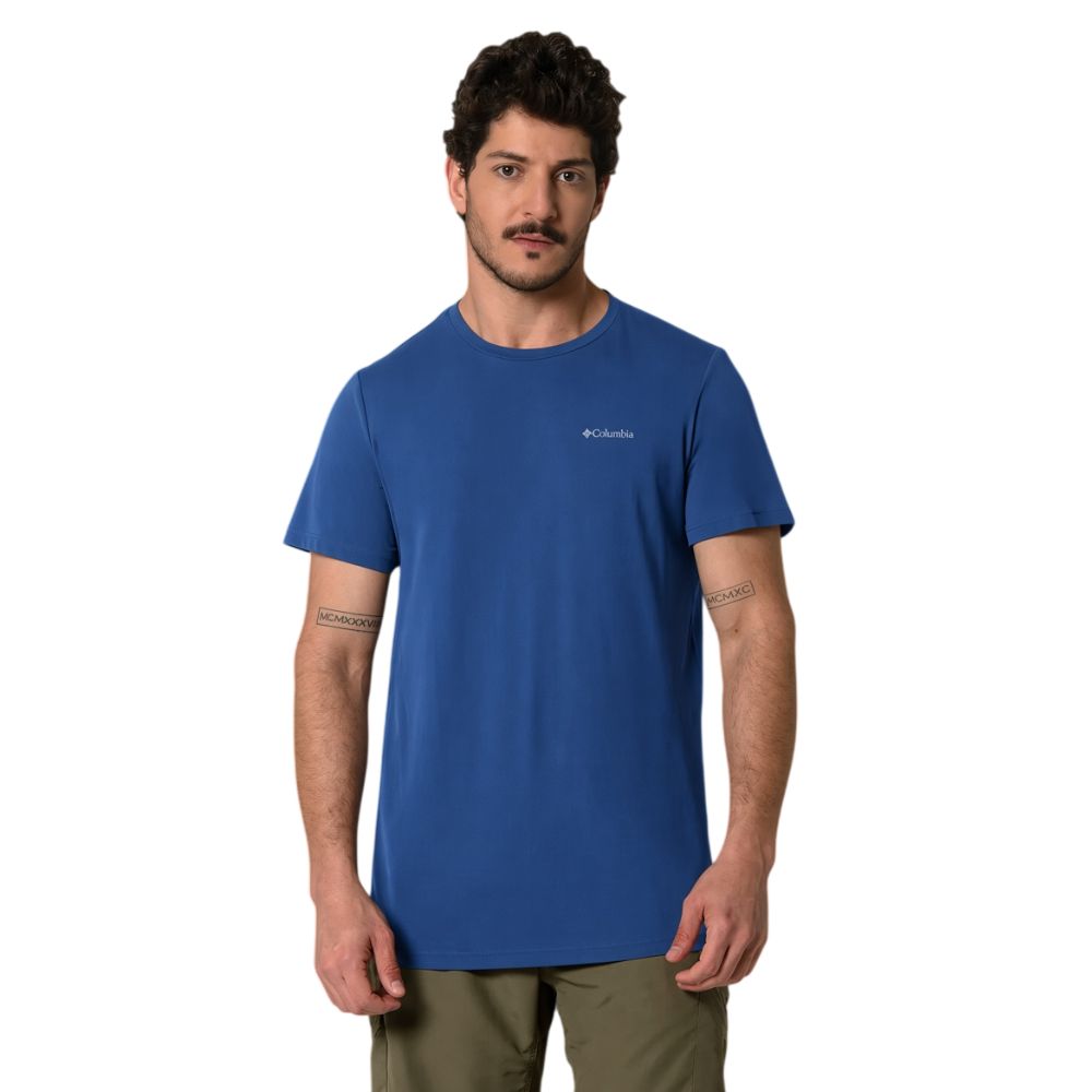 CAMISETA MANGA CURTA NEBLINA MASCULINA CARBON - COLUMBIA