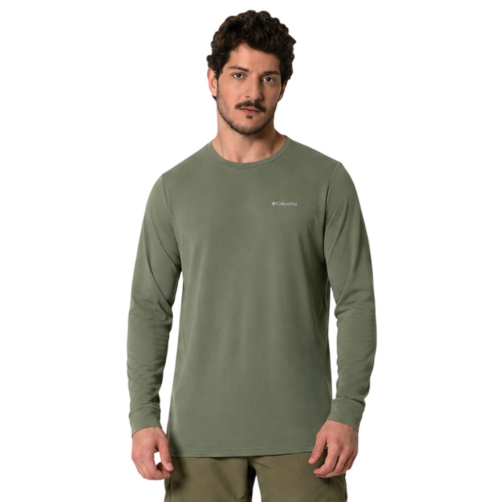 CAMISETA MANGA LONGA NEBLINA MASCULINA CYPRESS - COLUMBIA