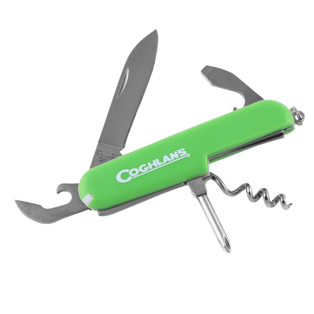 CANIVETE MULTIFUNÇÃO CAMP KNIFE 5 FUNÇÕES - COGHLANS