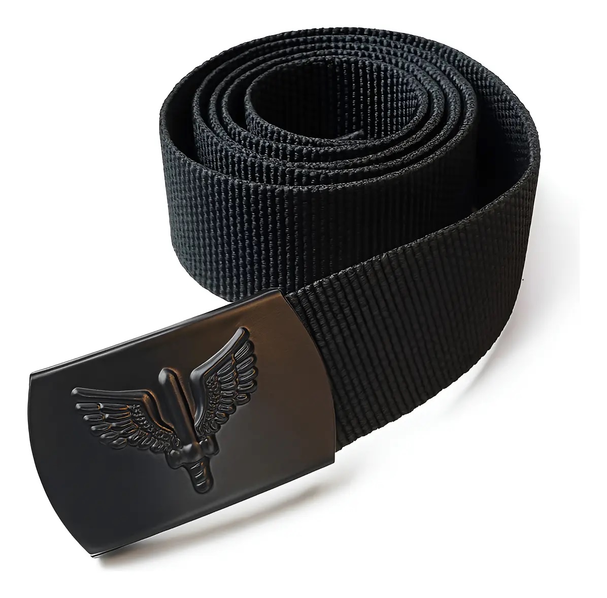 CINTO FAB NYLON PRETO COM FIVELA PRETA