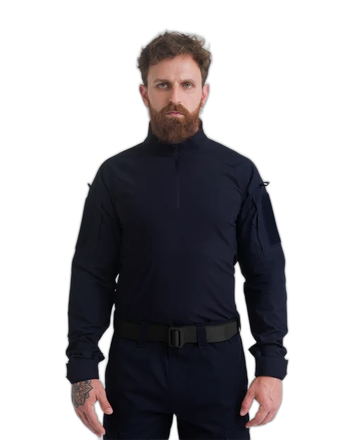 COMBAT SHIRT HAWK 3.0 AZUL MARINHO - INVICTUS