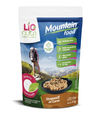 COMIDA LIOFILIZADA STROGONOFF DE CARNE - LIONUTRI