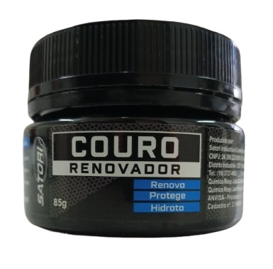 CREME RENOVADOR COURO NOBUCK E CAMURÇA 85G COYOTE PADRÃO EB - SATORI