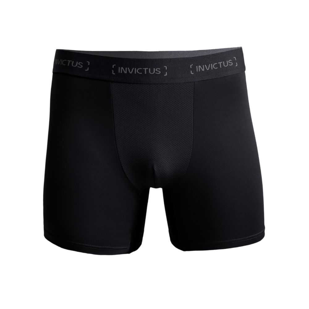 CUECA BOXER TACT PRETA - INVICTUS