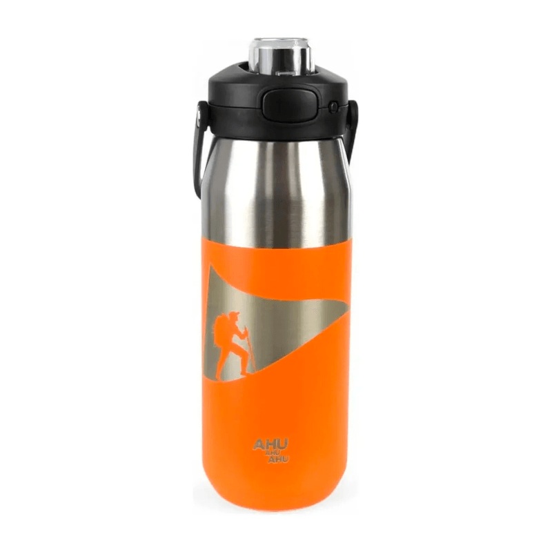GARRAFA TÉRMICA ISOMAX LEGENDÁRIOS 750ML LARANJA AHU - NTK