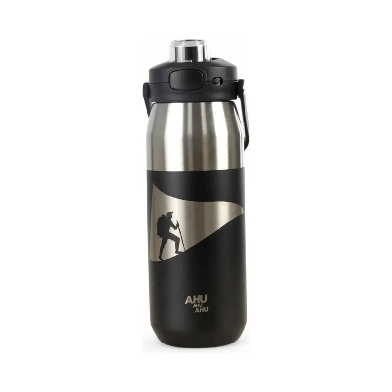 GARRAFA TÉRMICA ISOMAX LEGENDÁRIOS 750ML PRETO AHU - NTK