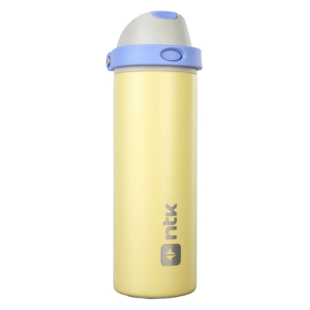 GARRAFA TÉRMICA ISOMAX STRAW 710ML AMARELA - NTK