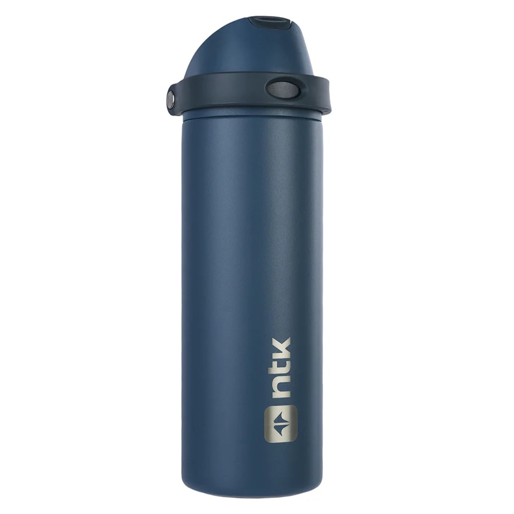GARRAFA TÉRMICA ISOMAX STRAW 710ML AZUL MARINHO NTK