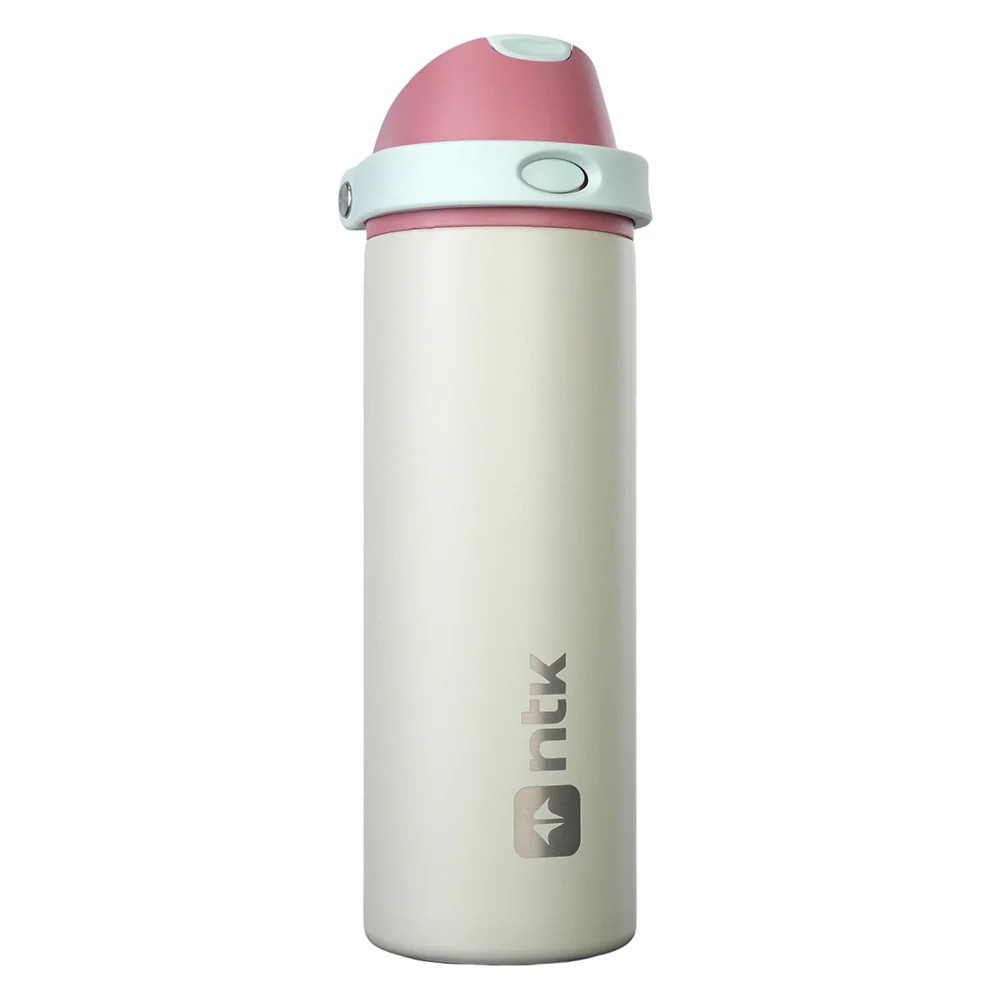 GARRAFA TÉRMICA ISOMAX STRAW 710ML BEGE- NTK