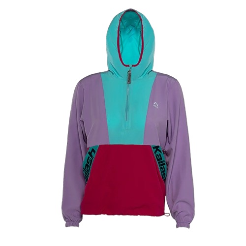 JAQUETA CORTA VENTO COLORS FEMININO VERMELHO/TIFFANY - KAILASH