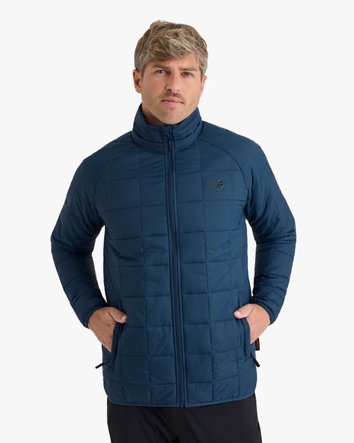 JAQUETA PUFFER IBEX THERMOLITE HEAT MASCULINA AZUL MARINHO - GALÁPAGOS