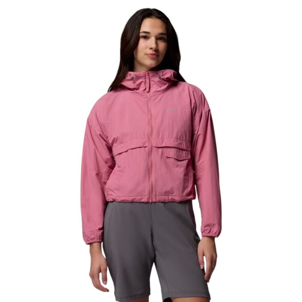 JAQUETA SPIRE VALLEY CROPPED WINDBREAKER FEMININA ROSETTE - COLUMBIA