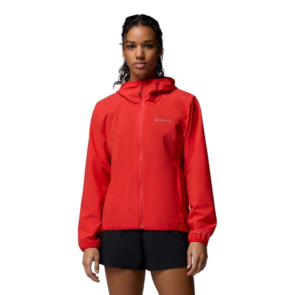 JAQUETA TRAILBORNE WINDBREAKER FEMININA POPPY RED - COLUMBIA