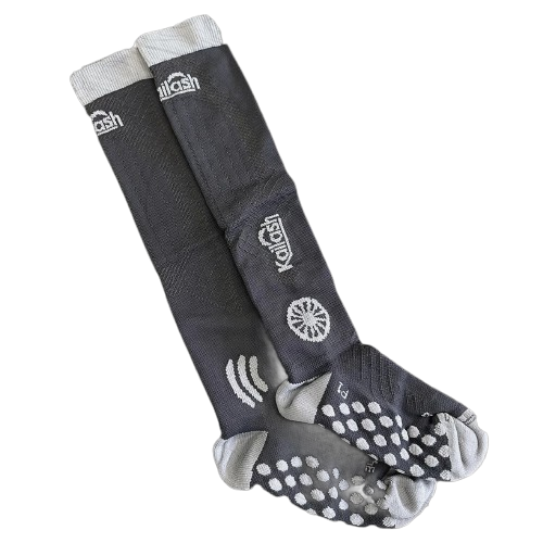 MEIA COMPRESSÃO PRO DOTS BIOTECH UNISSEX PRETO E CINZA - KAILASH