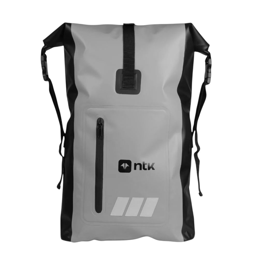 MOCHILA ESTANQUE DUFFEL BK 20L SUPER DRY CINZA E PRETO - NTK
