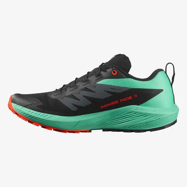 TÊNIS SENSE RIDE 5 MASCULINO VERDE E PRETO SALOMON