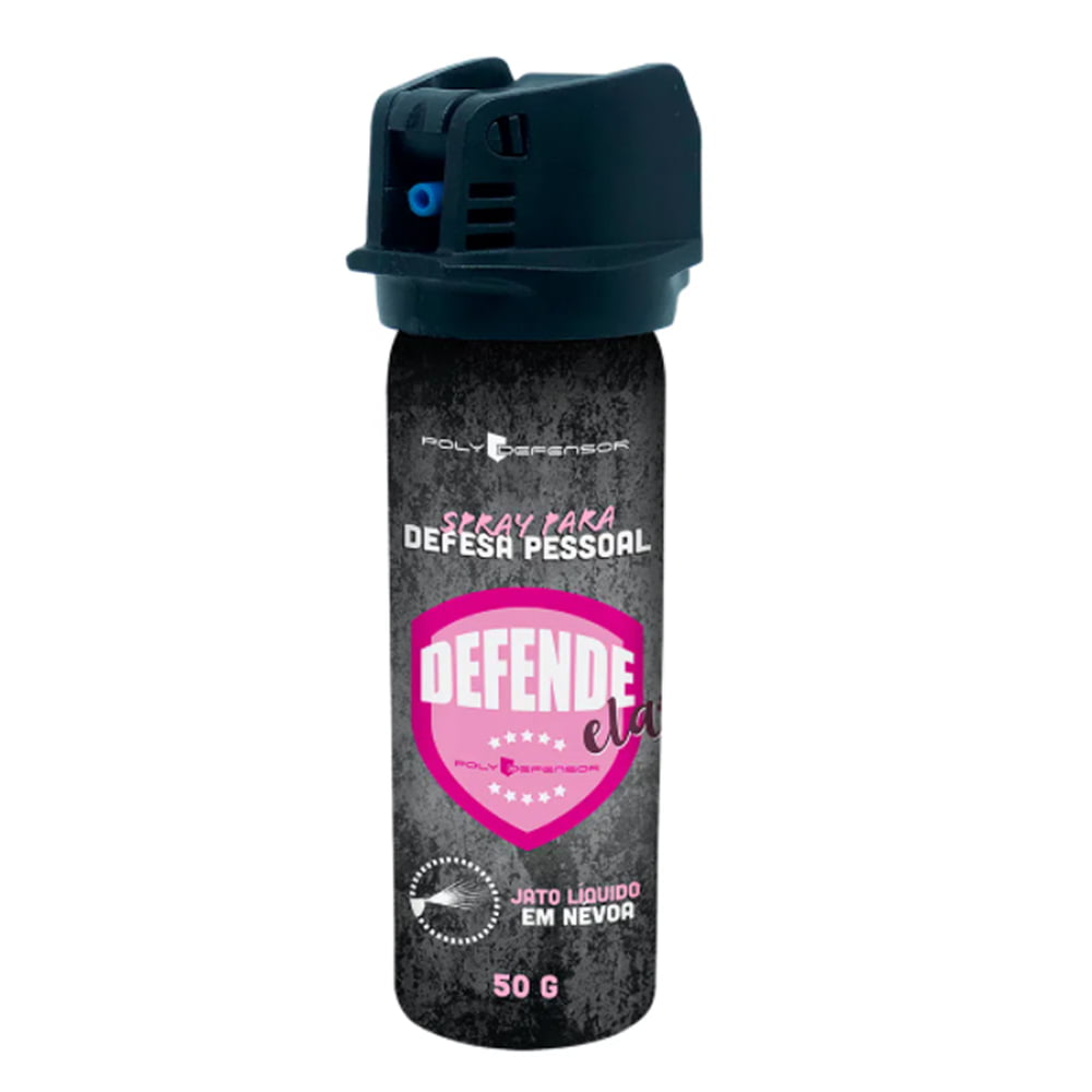 SPRAY PARA DEFESA PESSOAL DEFENDE ELA JATO NÉVOA - POLY DEFENSOR