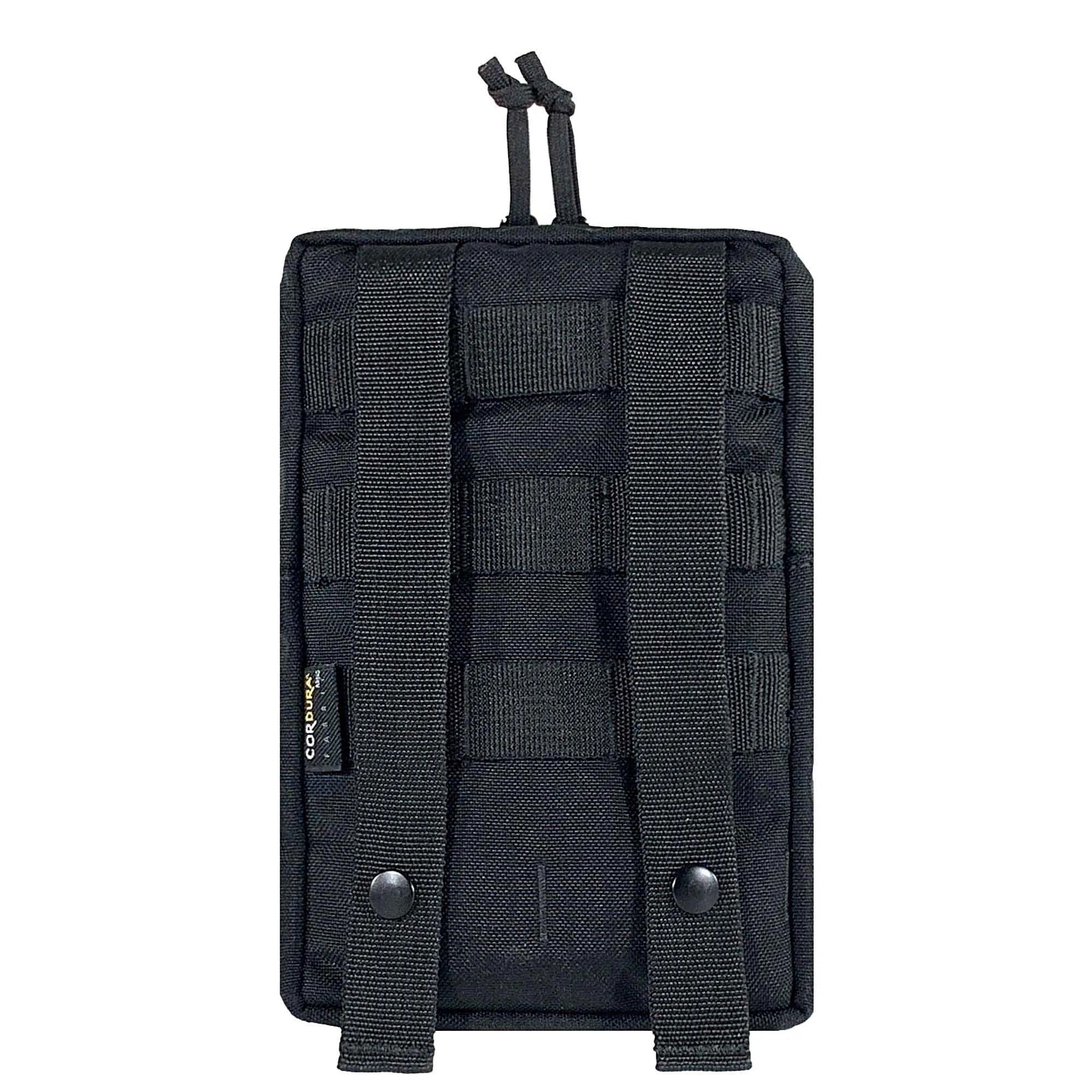 BOLSO MODULAR VERTICAL MÉDIO 2 ZIPER PRETO - WTC