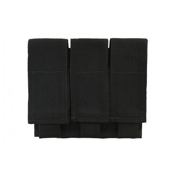 PORTA CARREGADOR 3X PISTOLA PRETO - WTC