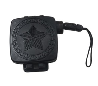 FIEL RETRÁTIL PRETO BRASAO FORT BRASIL